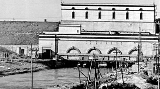 Княжегубская ГЭС, 1955